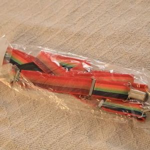 Pant straps and black hand covers